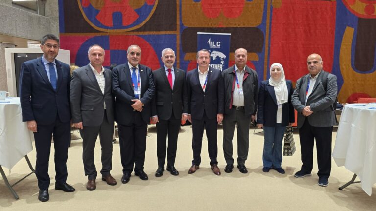 Read more about the article الفناطسة يعقد سلسلة لقاءات دولية وإقليمية مع اتحادات نقابية لتوسيع الشراكات وتبادل الخبرات